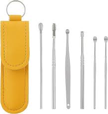 Ear Wax Cleaning Kit, 6 Pcs portable ear spoon